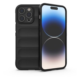 Magic Shield Case for iPhone 14 Pro Max flexible armored cover μαύρο