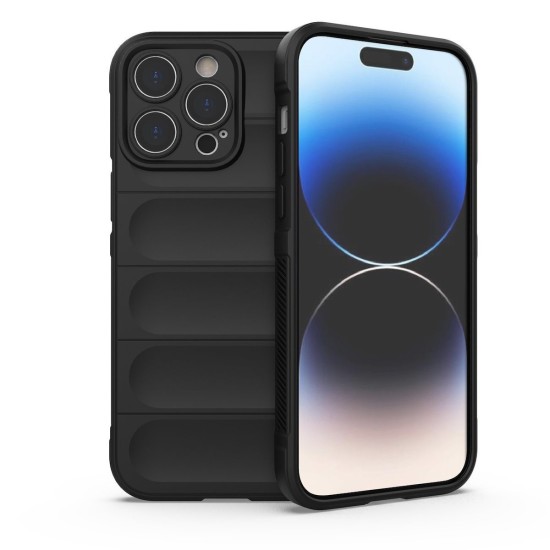 Magic Shield Case for iPhone 14 Pro Max flexible armored cover μαύρο Magic Shield Case for iPhone 14 Pro Max flexible armored cover μαύρο