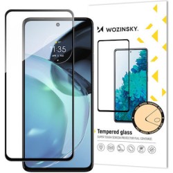 Wozinsky Full Glue Tempered Glass For Motorola Moto G72 9H Full Screen Protector With Black Frame