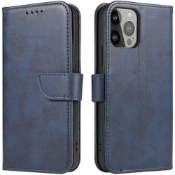 Magnet Case case for Xiaomi Redmi Note 12 Pro+ flip cover wallet stand blue