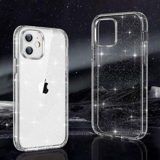 Crystal Glitter Case for Xiaomi Redmi 12C/11A Silver Crystal Glitter Case for Xiaomi Redmi 12C/11A Silver