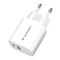 Wozinsky WGWCW USB-A USB-C 20W wall charger WHITE