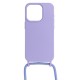 STRAP SILICONE CASE FOR IPHONE 11 DESIGN 1 PURPLE
