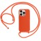 STRAP SILICONE CASE FOR IPHONE 13/14 DESIGN 1 ORANGE