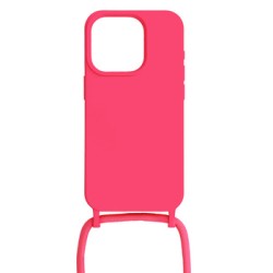 STRAP SILICONE CASE FOR IPHONE 13/14 DESIGN 1 PINK STRAP SILICONE CASE FOR IPHONE 13/14 DESIGN 1 PINK