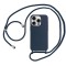STRAP SILICONE CASE FOR IPHONE 15 DESIGN 1 NAVY