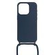 STRAP SILICONE CASE FOR IPHONE 15 DESIGN 1 NAVY STRAP SILICONE CASE FOR IPHONE 15 DESIGN 1 NAVY