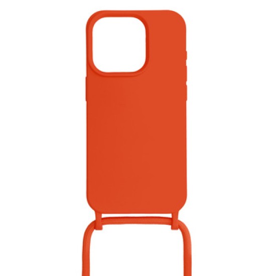 STRAP SILICONE CASE FOR IPHONE 15 PRO DESIGN 1 ORANGE STRAP SILICONE CASE FOR IPHONE 15 PRO DESIGN 1 ORANGE