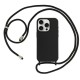STRAP SILICONE CASE FOR IPHONE 15 PRO MAX DESIGN 1 BLACK
