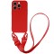 STRAP SILICONE CASE FOR IPHONE 11 DESIGN 2 RED