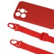 STRAP SILICONE CASE FOR IPHONE 11 DESIGN 2 RED STRAP SILICONE CASE FOR IPHONE 11 DESIGN 2 RED