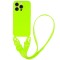 STRAP SILICONE CASE FOR IPHONE 12 DESIGN 2 LIME