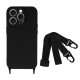 STRAP SILICONE CASE FOR IPHONE 14 PRO MAX DESIGN 2 BLACK