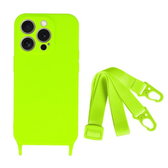 STRAP SILICONE CASE FOR IPHONE 14 PRO MAX DESIGN 2 LIME STRAP SILICONE CASE FOR IPHONE 14 PRO MAX DESIGN 2 LIME