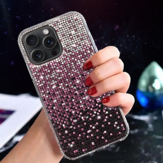 TEL PROTECT DIAMOND CASE FOR IPHONE 15 BURGUNDY