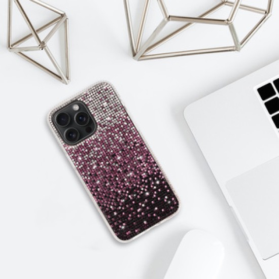 TEL PROTECT DIAMOND CASE FOR SAMSUNG GALAXY A15 4G/5G BURGUNDY