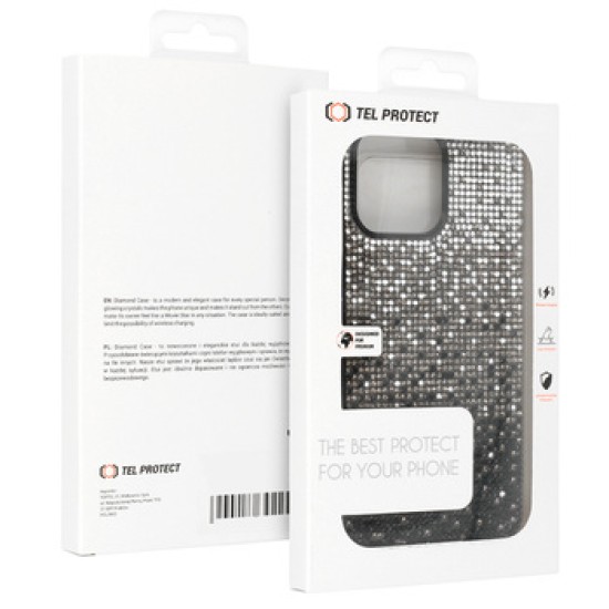 TEL PROTECT DIAMOND CASE FOR SAMSUNG GALAXY A15 4G/5G BLACK