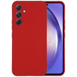 BACK CASE SILICON Samsung A14 4G red