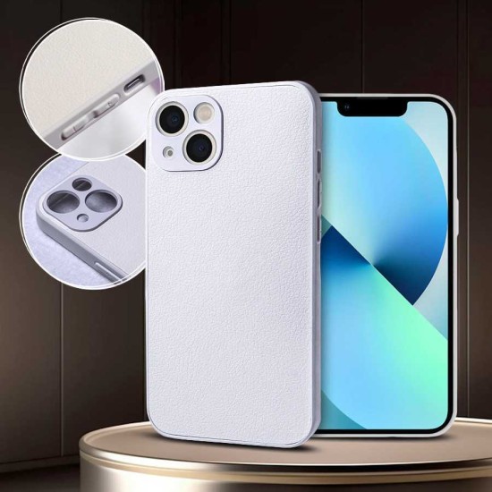 Back Case Leather Samsung A15 4G / A15 5G white