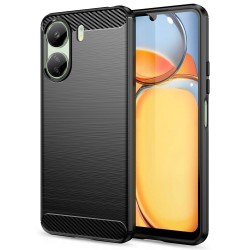 Tech-Protect TPUCarbon Xiaomi Redmi 13C / POCO C65 Black