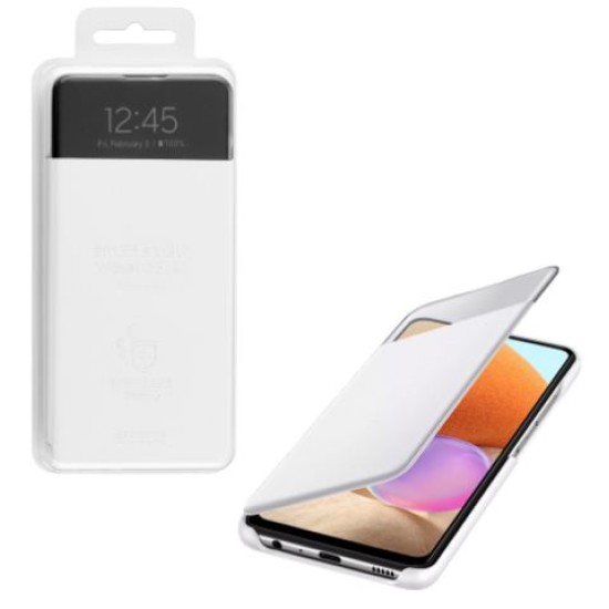 Θήκη Samsung A32 4G A325 S View Wallet Cover EF-EA325PWEGEE Packing Original Λευκό Θήκη Samsung A32 4G A325 S View Wallet Cover EF-EA325PWEGEE Packing Original Λευκό
