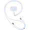 Stylish Cord Λουράκι Λαιμού για Κινητά Λευκό
