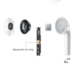 Ασύρματα Ακουστικά Joyroom In-ear Wireless Bluetooth 5.0 TWS Earphones (JR-T13) Άσπρο