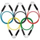 Wozinsky Λάστιχα Γυμναστικής 11 Pack Set Include 5 Stackable Exercise Bands (WRTS5-01)