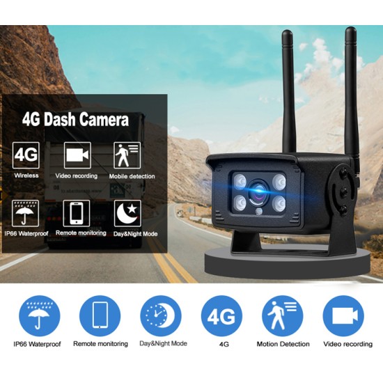 Innotronik 4G κάμερα ICH-B30H, 5MP Sony, αδιάβροχη IP66, Micro SD Μαύρο