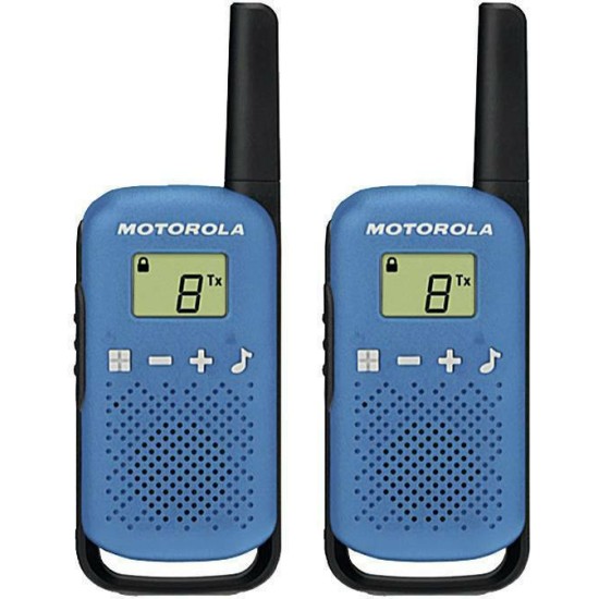 Walkie Takie Motorola TalkAbout T42 4Km Set Μπλε