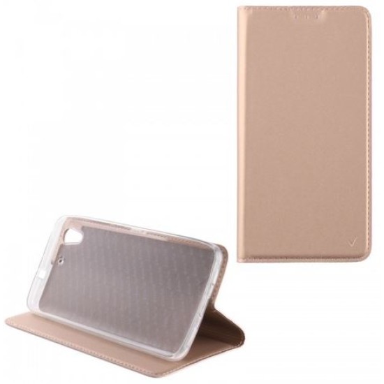 Voltetel Θήκη για Χiaomi Μi ΜΙΧ 2 5,99'' Μagnet Book Stand Χρυσό