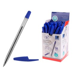 MP στυλό διαρκείας PE144-50A, 1mm, Μπλε, 50τμχ