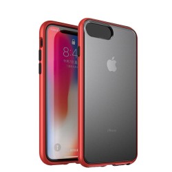 Vennus Θήκη Color Button VNS-0021 για iPhone SE 2020, κόκκινη