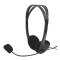 Esperanza Headphones με μικρόφωνο Scherzo EH102, 2 x 3.5mm, 2.5m, Μαύρο