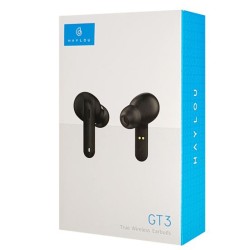 Haylou earphones GT3 με θήκη φόρτισης 600mAh, True Wireless, Μαύρο