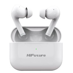 HiFuture Ασύρματα Ακουστικά με Θήκη Φόρτισης Λευκό