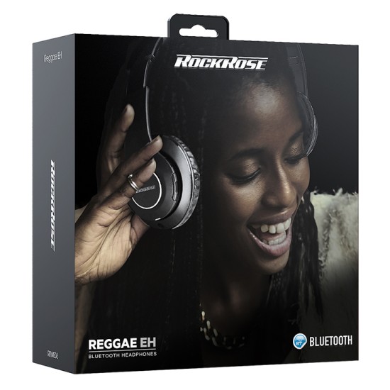 Rockrose headphones RRWE06, Wireless & wired, BT 5.0, Μαύρο