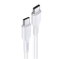 Usams Καλώδιο USB Type-C U43, 5A 100W 1.2M Λευκό