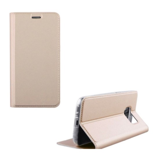 IDOL 1991 Θήκη για Samsung S7 Edge G935 Prime Book Magnet Stand Χρυσό IDOL 1991 Θήκη για Samsung S7 Edge G935 Prime Book Magnet Stand Χρυσό