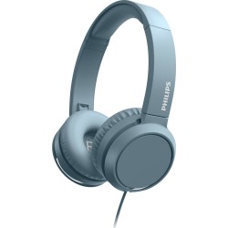 Ακουστικά Stereo Philips On-Ear Stereo 3.5mm TAH4105BL/00 με Μικρόφωνο, Πλήκτρο Απάντησης Μπλε