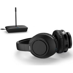 Ασύρματα Ακουστικά Stereo Philips TAH6005BK/10 για Τηλεοράσεις και Ηχοσυστήματα 20 mW 3,5mm 100μ Εμ