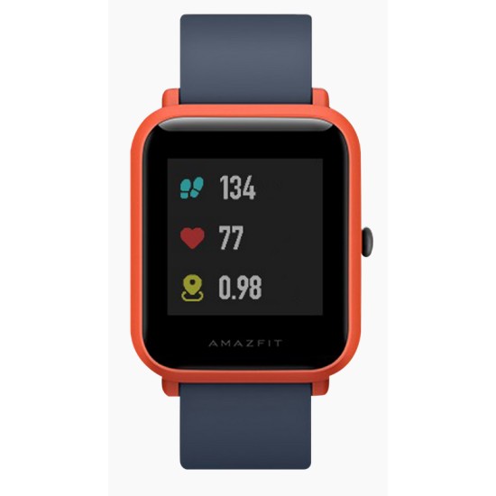Amazfit Bip 39mm Smartwatch με Παλμογράφο Πορτοκαλί