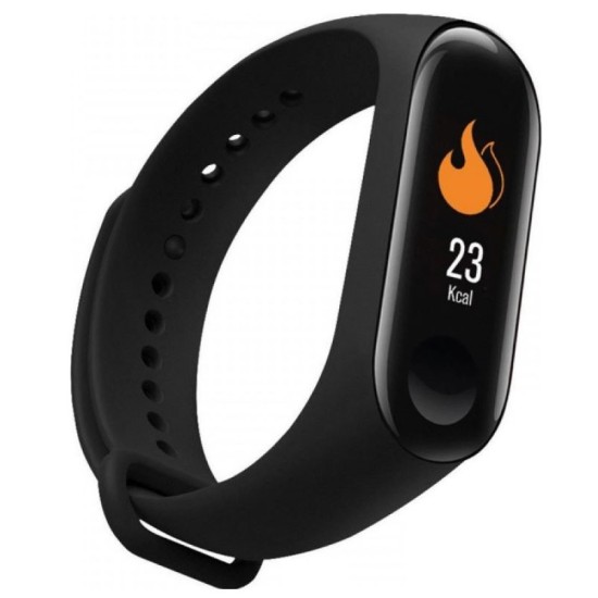 Smartwatch M3 18MM Bluetooth IP67 Μαύρο