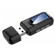 Wireless receiver & transmitter με οθόνη BT-005, Bluetooth 5.0 EDR Μαύρο