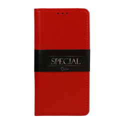 Book Special Case for SAMSUNG GALAXY A12 RED (leather)
