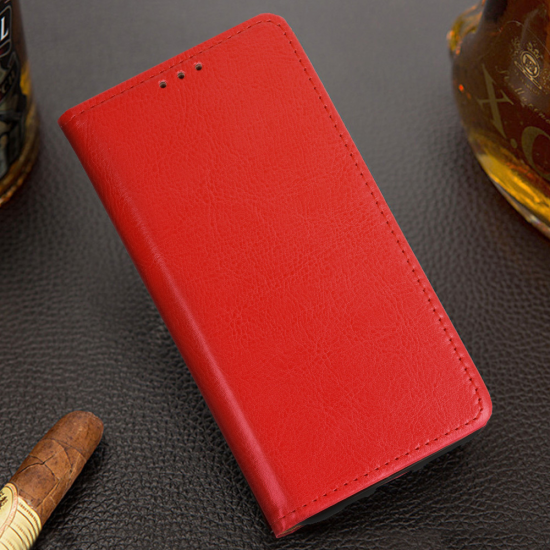 Book Special Case for SAMSUNG GALAXY A12 RED (leather)