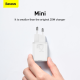 Baseus Super Si 1C Wall charger - Type C - QC 3.0 PD 25W 3A with Type C to Type C cable (TZCCSUP-L0