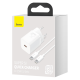 Baseus Super Si 1C Wall charger - Type C - QC 3.0 PD 25W 3A with Type C to Type C cable (TZCCSUP-L0