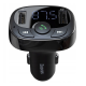Baseus Transmitter FM T-type Bluetooth MP3 - 2xUSB - 3,4A charger (CCTM-01) Black