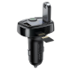 Baseus Transmitter FM T-type Bluetooth MP3 - 2xUSB - 3,4A charger (CCTM-01) Black